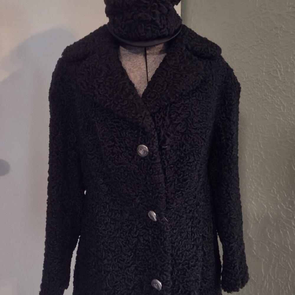 Vintage Persian Lamb Jacket and Hat